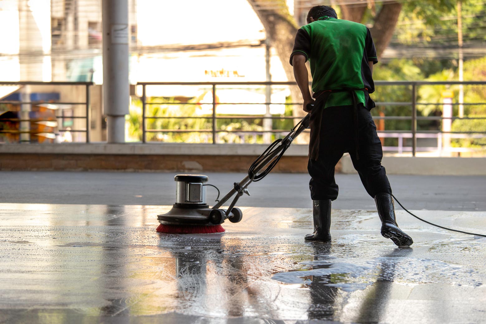 Tropical Breeze Janitorial Service Floor Cleaning